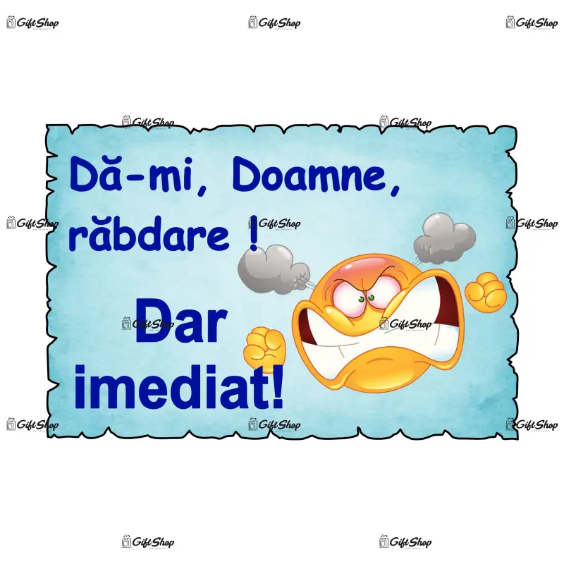 Da-mi doamne rabdare, magnet frigider mgs081